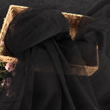 HAVII 63 x 10 Yards Black Tulle Fabric Tulle Roll Bolt for Tutu Skirt DIY Sewing Crafts Mesh Fabric Wedding Arch Drapey Birthday