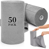 RP MALL Reusable Microfiber Cleaning Cloth Roll (50 Pcs), Washable Absorbent Towel Roll for Kitchen, Oil, Dust & Stains, Multipu