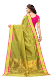 Anni Designer Women'S Art Silk Printed Saree With Blouse Piece (Swak Green_Green),Green,Free,Art Silk,Printed,With Blouse Piece