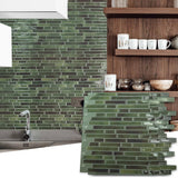Art3d 10-Sheet Peel and Stick Backsplash Tile for Kitchen - 12 12Stick on Wall Tile for Kitchen Bathroom Countertop Livi