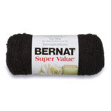 Bernat Super Value Yarn, 5 oz, Dark Gray, 1 Ball