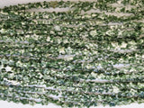 6mm Star Shaped Stone Beads 1 Strand Green Spot Star Beads 70pcs for Bracelet Necklace Making Craft (Green Spot, 1405)