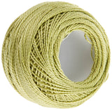 DMC Pearl Cotton Ball Size 8 87yd, Light Yellow Green