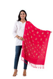 Cloth King Womens Viscose Stole Paisley Print Stole Lightweight Stole Fancy Stole Floral Print Stole(Pack Of 1). (Free Size, Mag
