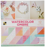 American Crafts Card Stock, 12x12 Watercolor Ombre Premium Printed Cardstock