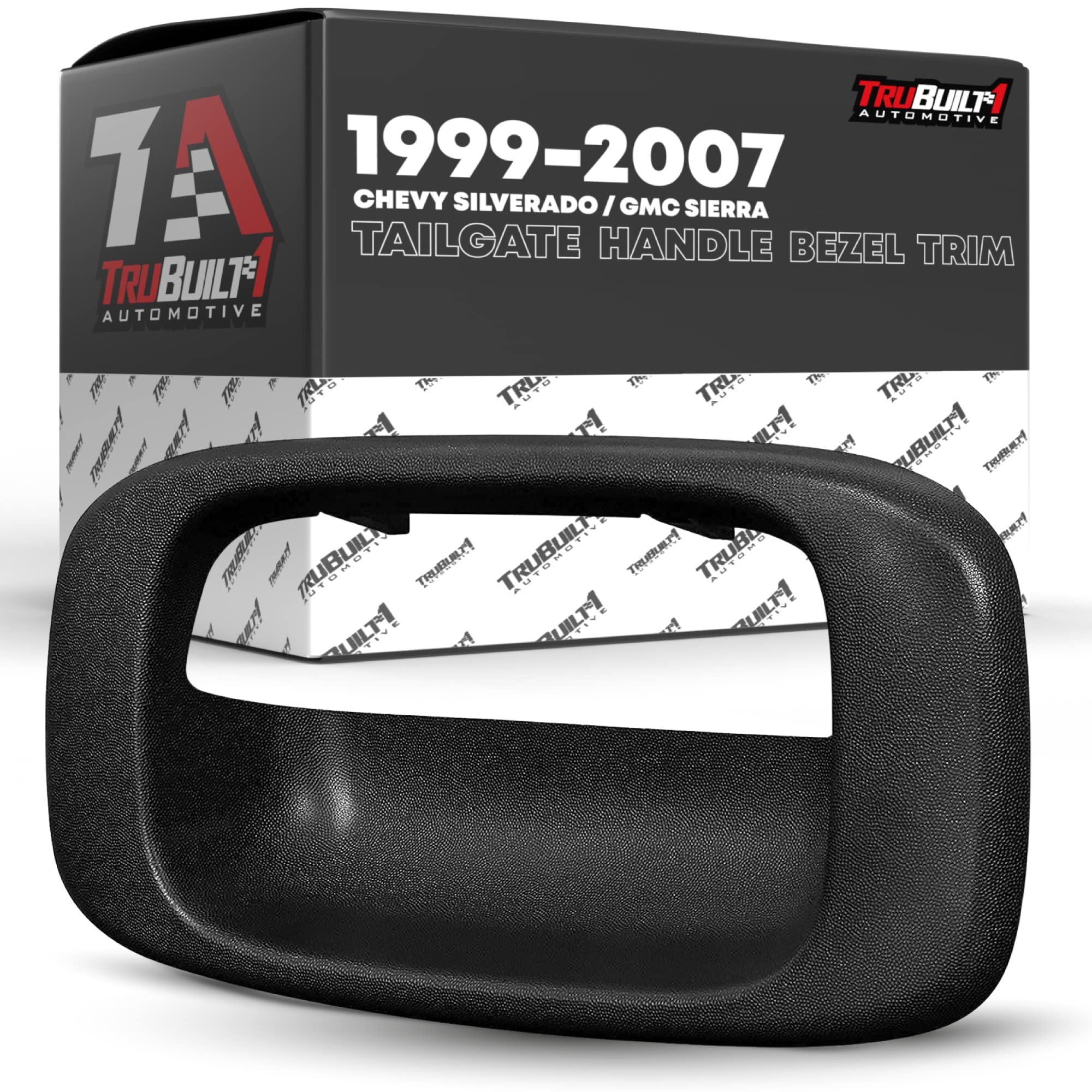 15228539 Tailgate Handle Bezel Trim Compatible With Chevrolet 1999-2007 Silverado And Gmc Sierra, Also Fits 1500, 2500, 3500 (Cl