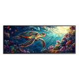 Wergund 5D DIY Large Diamond Art Kits for Adults Turtle, Large Size Diamond Art Animal, Full Drill Crystal Rhinestone Embroidery