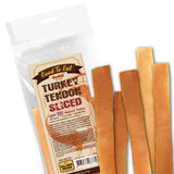 Gootoe Turkey Tendon Dog Treats, Sliced (M) 3oz, 100% USA-Sourced Turkey, Natural Snack, Premium Puppy Chews, Hypoallergenic, Ra