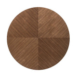 Cosmo Walnut Veneer Coffee Table With Black Metal Base