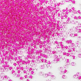 Bulk 3mm Rose Red Seed Beads for Jewelry Making 110 Grams About 3200pcs,8/0 Glass Craft Beads for Making Earrings, Bracelets, Pe