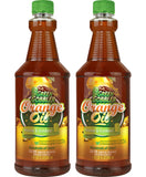 Green Gobbler Cold Pressed Concentrated Orange Oil for Home and Outdoor Multi-Purpose Cleaning- Hundreds of Uses - 32 oz (2 PACK