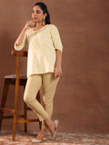 Libas Women'S Cotton Printed Regular Kurti (29326 Yellow Yellow L