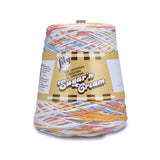 Lily 10300202612 Sugarn Cream Cotton Cone Yarn, 14 oz, Kitchen Breeze Ombre, 1 Cone