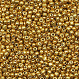 4mm Golden Seed Beads for Jewelry Making 200 Grams About 3380 pcs,6/0 Glass Craft Beads for Making Earrings, Bracelets, Pendants
