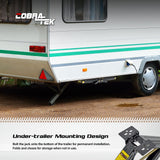 Cobra-Tek Universal RV Camper Travel Trailer Stabilizer Leveling Scissor Jack, Bolt-on or Weld-on, 2500 lbs Load Capacity, 24