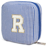 KOTORA Monogram Makeup Bag for Women | Initial Makeup Bags Cosmetic Toiletry Pouch Make Up Case Best Friend Friendship | Stockin
