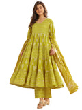 Libas Women'S Cotton Blend Kurta Sets (400651