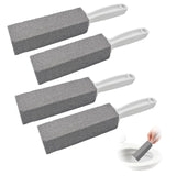 4Pack Pumice Stone Toilet Bowl Cleaner,Toilet Pumice Stone with Handle with Handle for Limescale, and Calcium Deposits Hard Wate