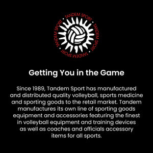 Tandem Sport Volleyball Elbow Pads - Volleyball Pads for Floor Burns and Bruises - Non-Bulky White Volleyball Elbow Pads