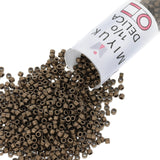 Miyuki Delica Seed Beads - Size 11/0 (1.6 mm), DB0322, Matte Metallic Gold, 7.2 g, Approx. 1440 Beads, Made in Japan