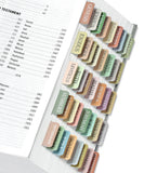 Bible Tabs for Women & Men, Laminated Bible Tabs for Study Bible, Large Print Neutral Bible Tabs for Easy Navigation, Boho Theme
