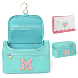 COSHAYSOO Travel Gifts for Women Travelers Trip Unique Initial Hanging Toiletry Bags, Personalized Gifts for Female Friend Frien