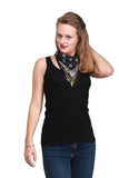 Verismo Scarf Woven Printed Bandana Scarf With Beautiful Embroidery