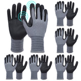 Vesici 6 Pairs Winter Work Touchscreen Gloves for Men Women Thermal Insulated Freezer Waterproof Gloves for Cold Snow Weather(XL
