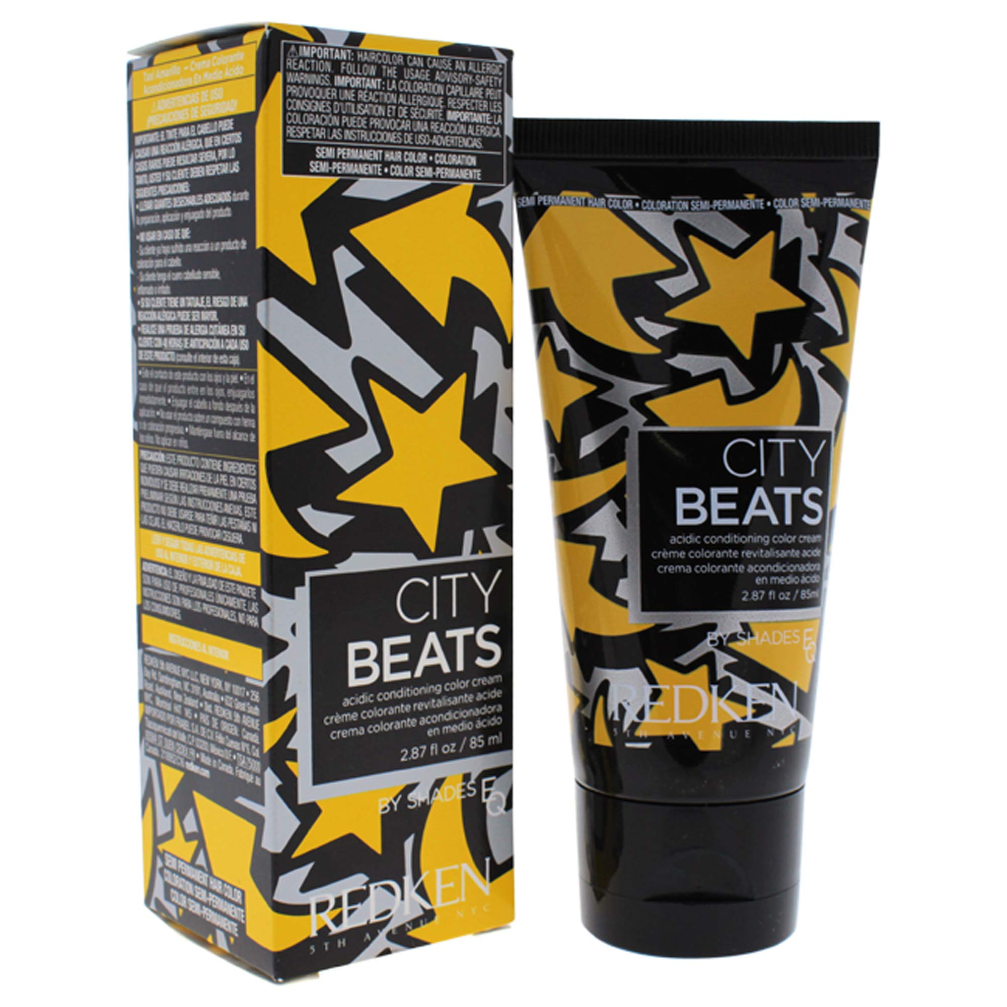 Redken City Beats By Shades Eq Hair Color For Unisex Yellow Cab, Fl Oz