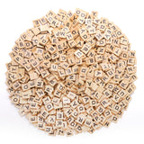 Coloch 1000PCS Wood Letter Tiles A-Z Capital Letters for Crafts, Pendants, Spelling, Gift Decoration, Making Alphabet Coasters a