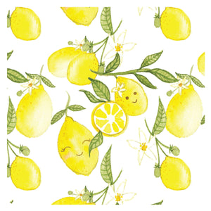 BapronBaby Fresh Lemon Splash Mat - Waterproof Catch-All for Under High Chairs, Floors, Tables, Playtime or Arts & Crafts - Mach