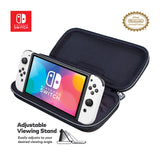 Game Traveler Nintendo Switch Case - Switch Oled Case For Switch Oled, Switch And Switch Lite, Adjustable Viewing Stand & Bonus