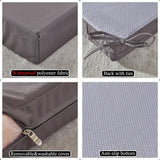 18.5 x 16 Inch Outdoor Chair Cushions for Patio Furniture, UV Resistant Non Slip Waterproof Replacement Patio Seat Cushion with