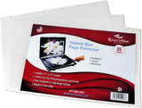 EnvyPak Tabloid Page Protectors, 6 Hole Punched (Large Format), Clear Side Loading Holds 11 x 17 Inch Pages Pack of 25