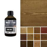 Littlefair's Wood Stain Water Based - 8.5oz/250ml - Indoor Furniture Stain Light & Dark Finishes - Special Non Toxic & Eco Frien