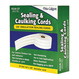 NuCalgon 421627 (25 Ft. x 3/8 In.) Sealing and Caulking Cords White