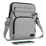 MoKo 9-11 Inch Tablet Sleeve Bag, Fits 11 inch iPad Air M3, iPad A16 2025, Pro 11 M4, 10/9/8/7th, Tab S8/S9 11, Multifunctional 