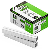 meite 22 Gauge 71 Type 3/8 Crown Wide 9/16 Leg Length Galvanized Staples for Upholstery Stapler, 10,020 Counts/Box (1 Case - 20 