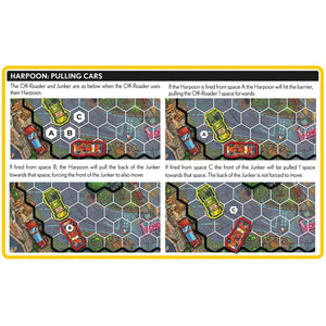 Rebellion Unplugged: Joyride: High Seas - Expansion, Pirate Themed, Car Combat Board Game, New Obstacles & Racetrack Elements, A