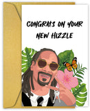 PIUST Funny New House Card, Humorous hizzle Housewarming Card, Perfect House Gifts for Friends, Congrats on Your New Hizzle card
