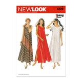 Simplicity U06229A New Look Easy to Sew Misses Sleeveless Dress Sewing Patterns Kit, Code 6229, Sizes 818