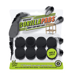 Slipstick GorillaPads CB147 Non Slip Furniture Pads/Gripper Feet (Set of 16) Self Adhesive Rubber Floor Protectors, 1 inch Round