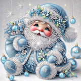 antor Christmas Diamond Painting Kit, 5D Special Shape Diamond Art for Adults, Cute Santa Claus Holiday Scene Crystal Rhinestone
