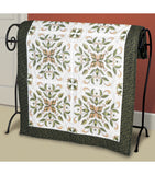 Janlynn 211400 Antique Foliage Quilt Blocks Stamped Cross Stitch15 by 15Inch, 6 Per Package