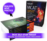 MCAT Self-Study Toolkit 2020-2021: Complete 7-Book Subject Review + 6 Practice Tests (3 tests require activation code) + Adaptive Qbank (Kaplan Test Prep)