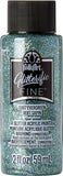 FolkArt Glitterific Fine Assorted Acrylic Craft Paints, Evergreen 2 fl oz Premium Acrylic Paint with Glitter Finish, Perfect for
