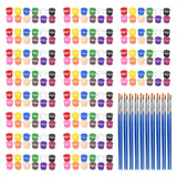280 Pcs Washable Acrylic Paint for Kids Arts and Crafts, 20 Gouache Watercolor Paint Sets of 12 Colors for Party Classroom Paint