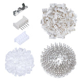 CQRobot 100 Sets/700 Pieces 1.25 mm Pitch 5-Pin Electronic Wire-to-Board Connector Adapter Cable Assembly Male Plugs, Female Soc