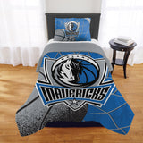 NORTHWEST Dallas Mavericks Officially Licensed NBA Comforter Set - Full/Queen & Twin/Twin XL - Soft Bedding with Team Logo & Pil