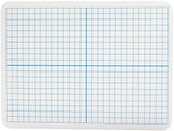 Flipside 11200 Dry Erase XY Axis/Plain Dry erase Board 9 x 12 Set of 12 White